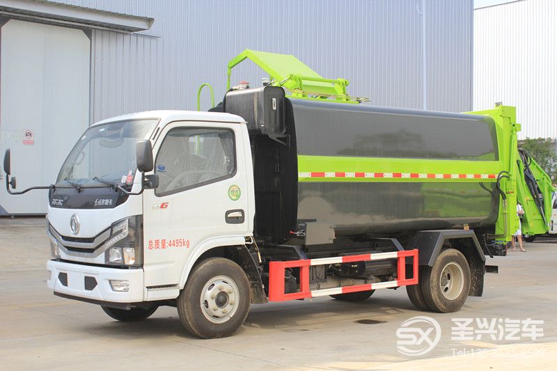 國(guó)六-東風(fēng)多利卡側(cè)裝壓縮式垃圾轉(zhuǎn)運(yùn)車