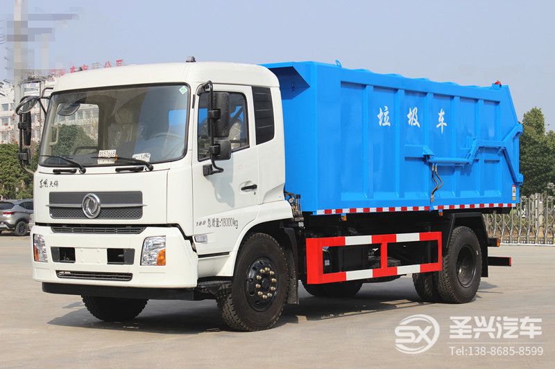 東風天錦對接式垃圾轉運車
