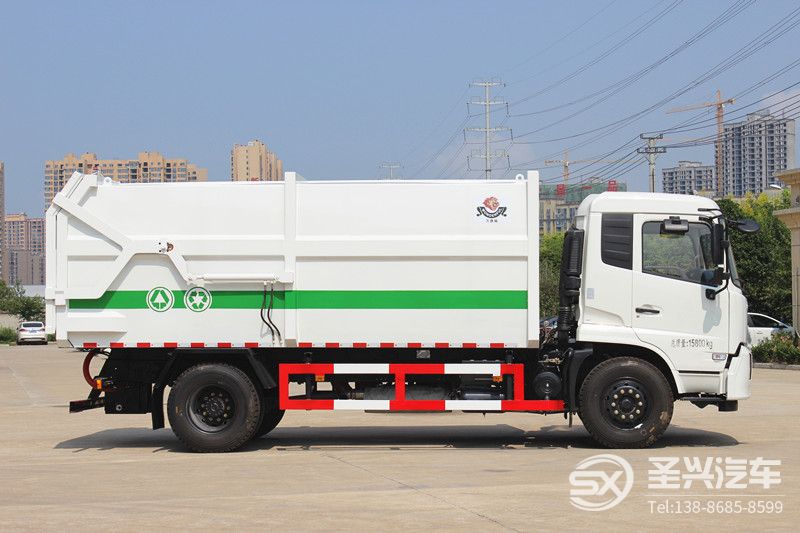 東風(fēng)天錦對接式壓縮垃圾轉(zhuǎn)運車