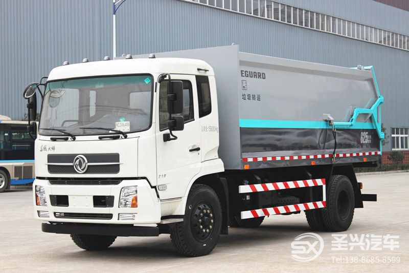東風天錦對接式壓縮垃圾轉運車