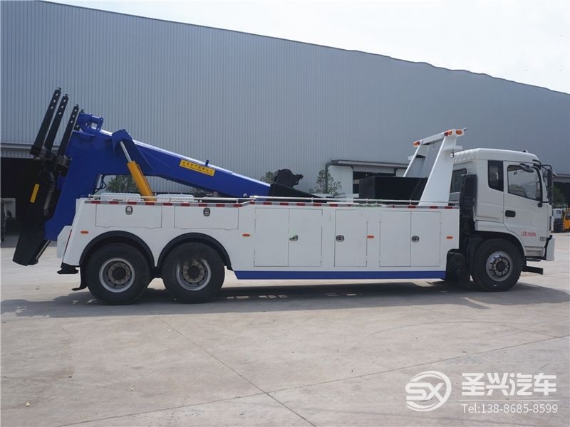 東風專底D913后雙橋拖吊聯(lián)體清障車