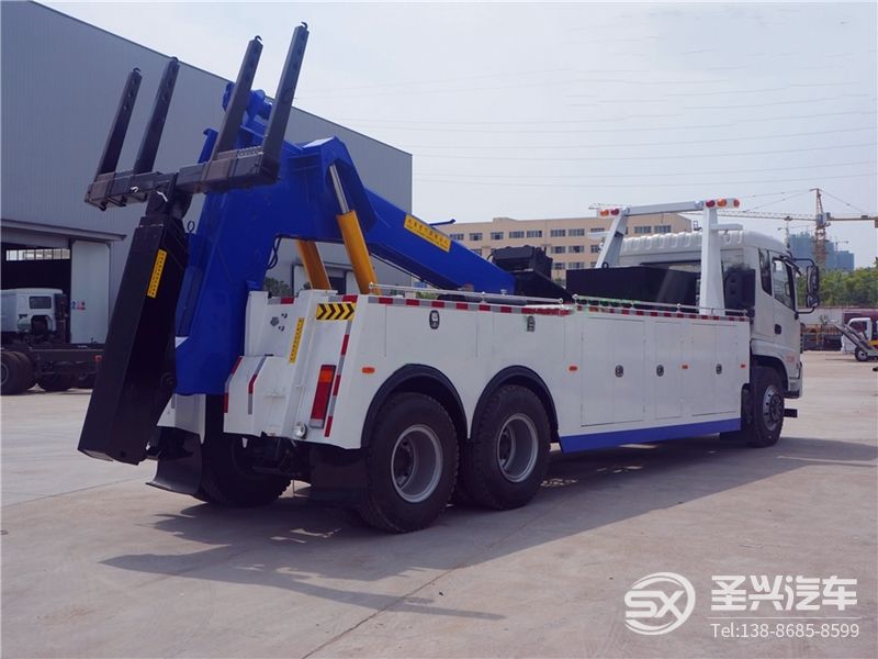 東風專底D913后雙橋拖吊聯(lián)體清障車