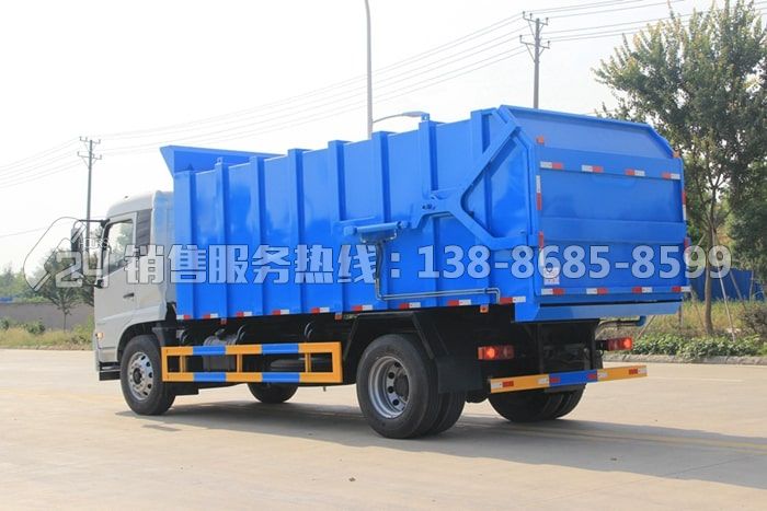 國(guó)六東風(fēng)天錦對(duì)接式垃圾轉(zhuǎn)運(yùn)車