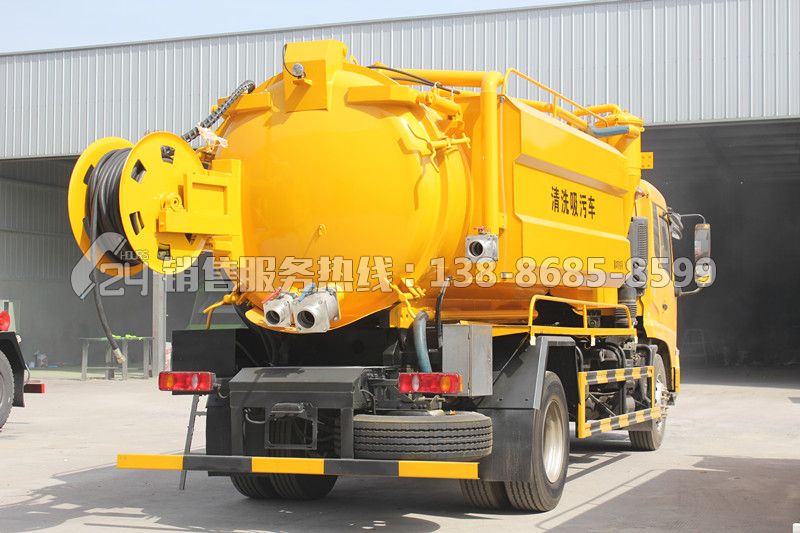 東風(fēng)天錦清洗吸污車(chē)12方