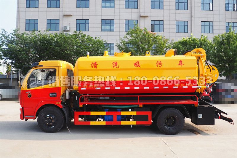 東風D7多利卡清洗吸污車9方