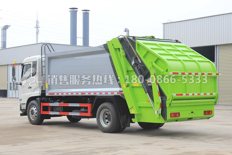 東風(fēng)天錦12方后裝壓縮式垃圾車