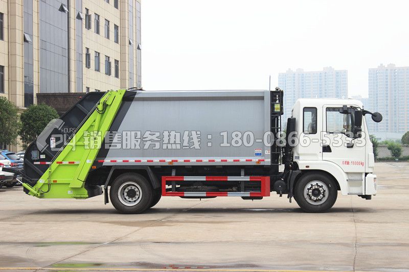 東風(fēng)錦程12立方后裝壓縮式垃圾車(chē)