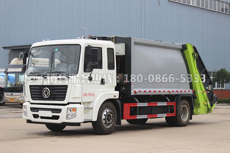 東風(fēng)錦程12立方后裝壓縮式垃圾車(chē)