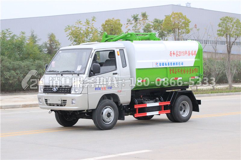 時(shí)風(fēng)3方翻桶收集垃圾轉(zhuǎn)運(yùn)車