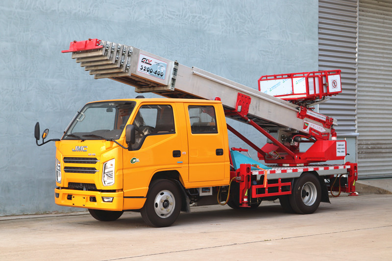 國六-江鈴順達(dá)雙排32米云梯搬家作業(yè)車