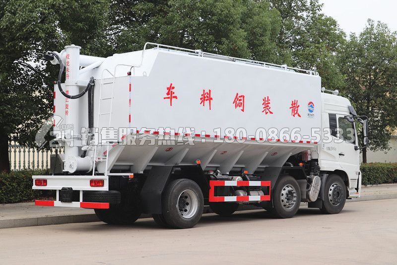 國(guó)六-東風(fēng)暢行D3V散裝飼料車(chē)28-31方-山路王