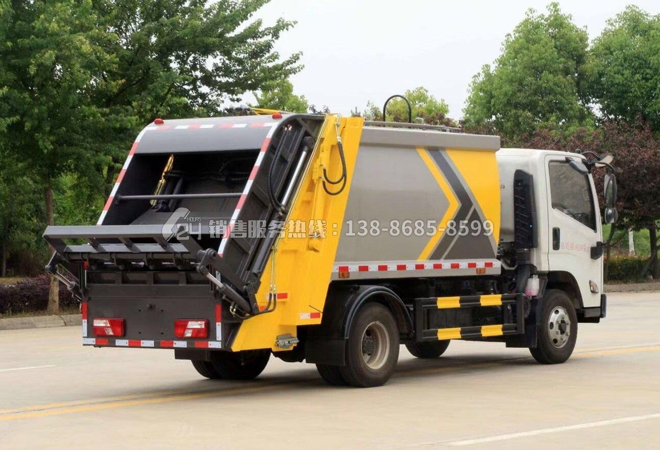 江鈴凱銳壓縮式垃圾車(chē)6方