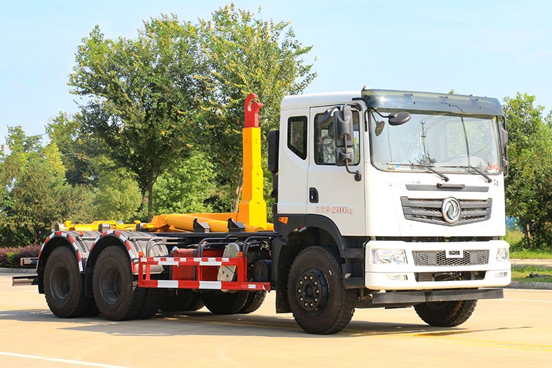 東風華神T5后雙橋套臂垃圾車 20噸